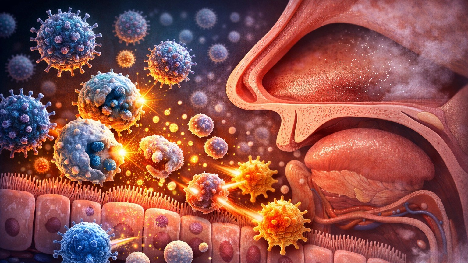 آليات دقيقة في الأنف للدفاع عن الجسم من نزلات البرد آليات دقيقة في الأنف للدفاع عن الجسم من نزلات البرد