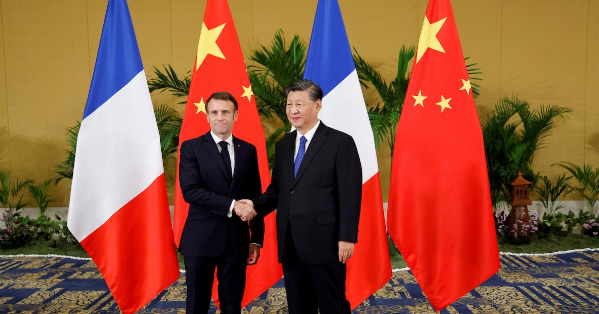 Macron prévoit de se rendre en Chine en avril pour discuter du commerce et envahir l'Ukraine