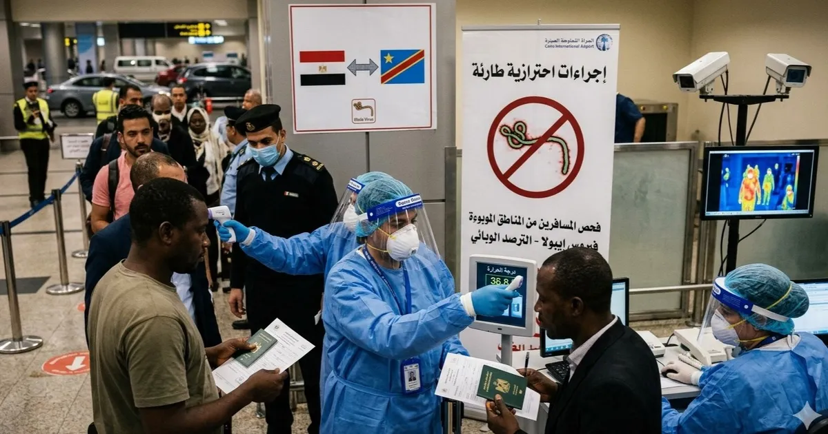 فيروس إيبولا.. مصر تعزز جاهزية الترصد الوبائي بمنافذها الحدودية