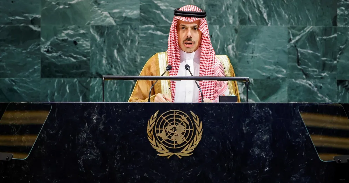 السعودية: شكلنا مساراً تنفيذياً واضحاً يُفضي إلى حل الدولتين