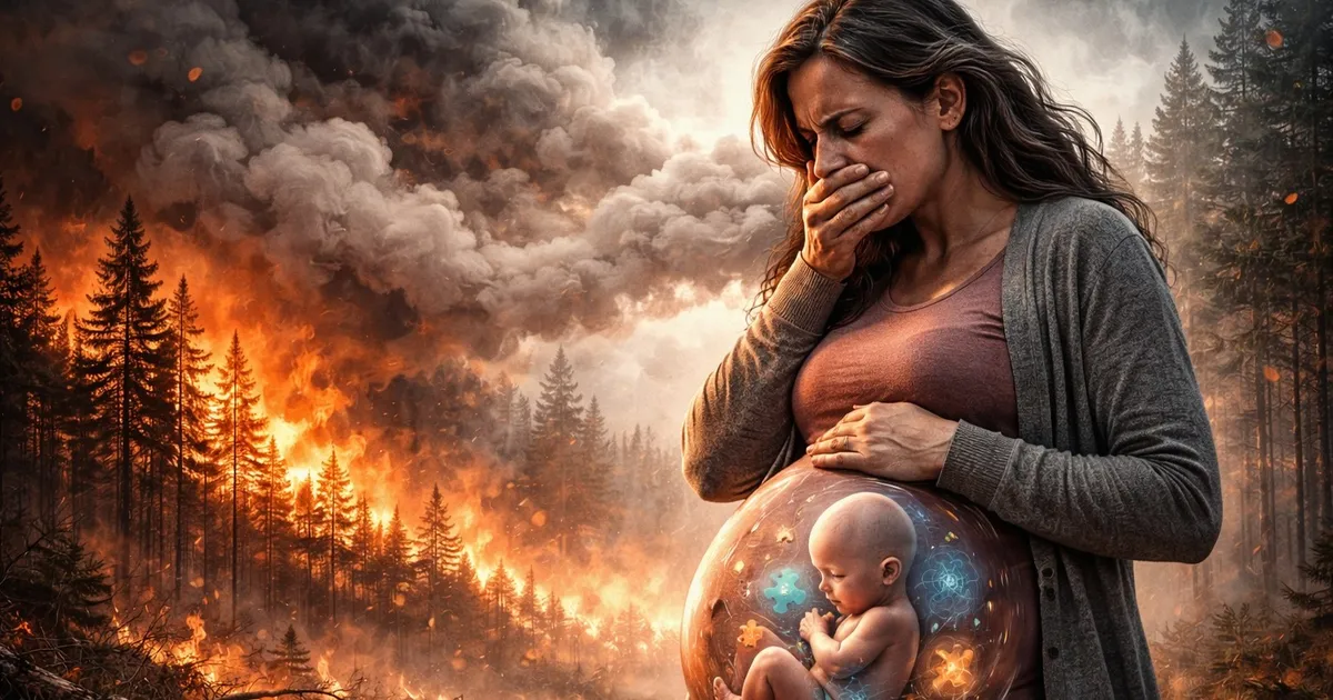 التعرض لدخان حرائق الغابات في نهاية الحمل يزيد احتمالات إصابة الأطفال بالتوحد