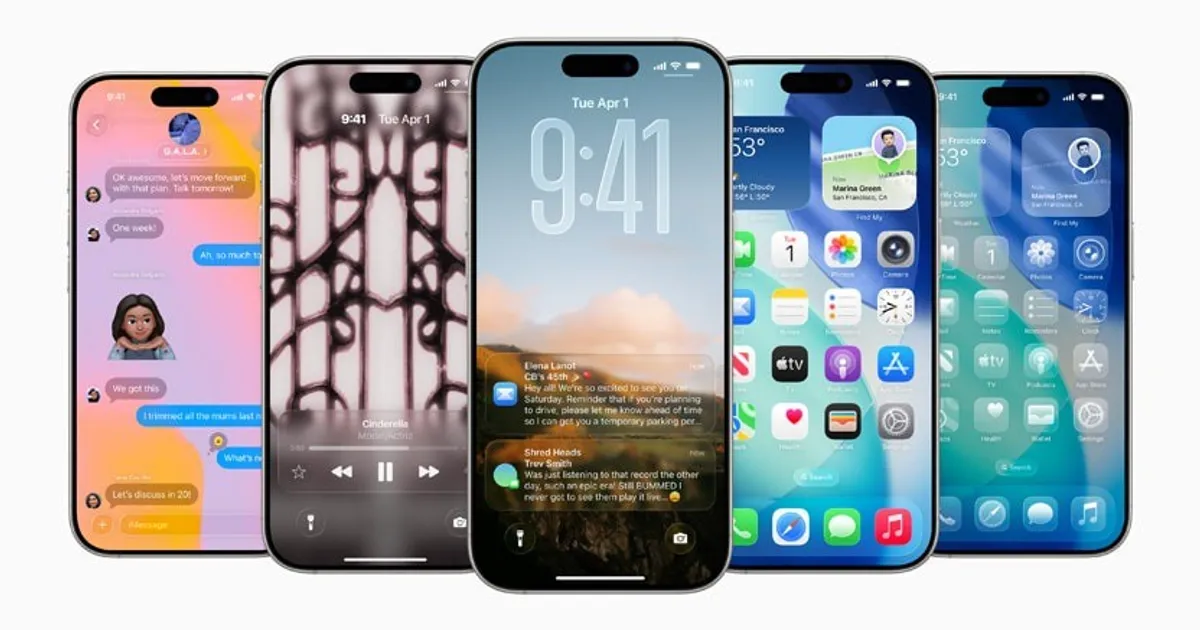 الإصدار الجديد iOS 26 يصل هواتف آيفون حول العالم.. تعرف على المزايا