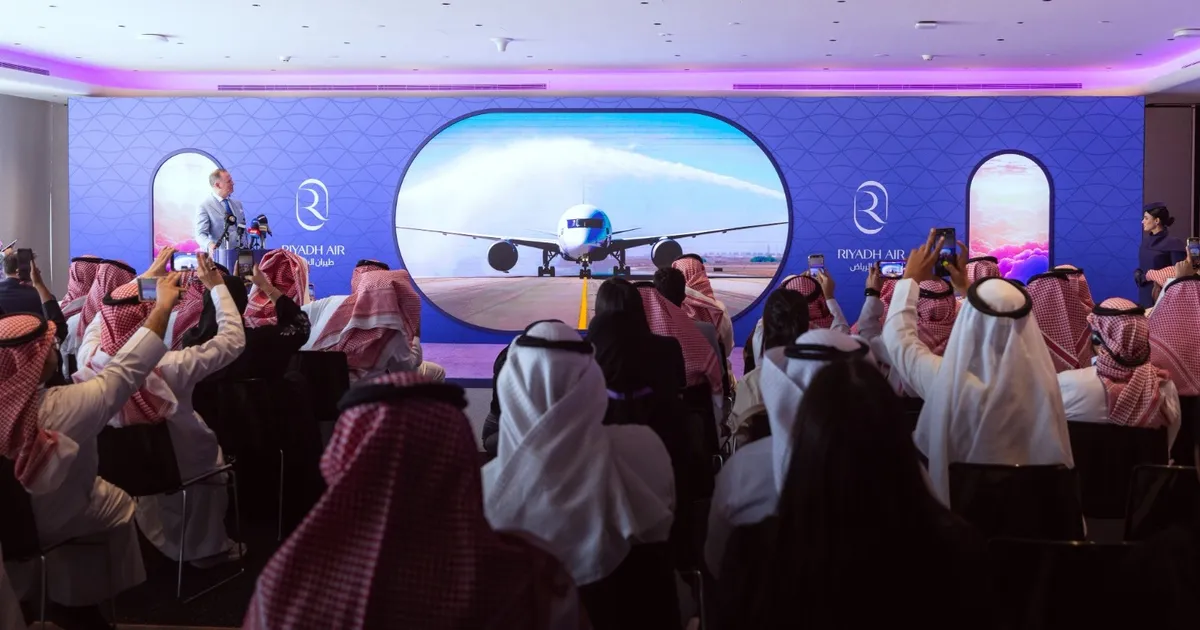 "طيران الرياض" تطلق أولى رحلاتها الافتتاحية إلى لندن 26 أكتوبر