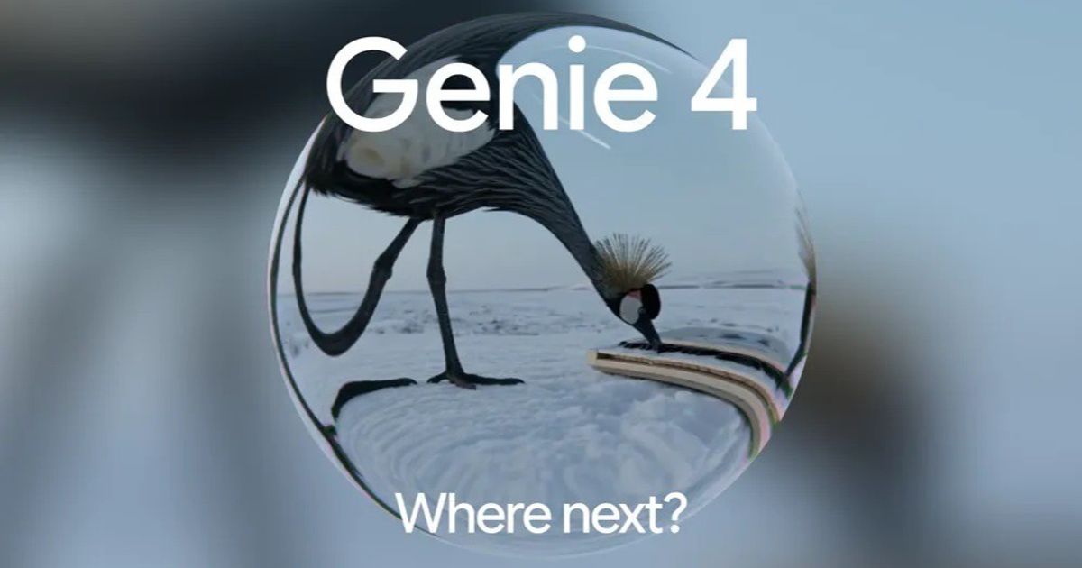 جوحل تطلق Genie 4.. يتحكم في الحركة وزوايا التصوير وتعبيرات الوجوه