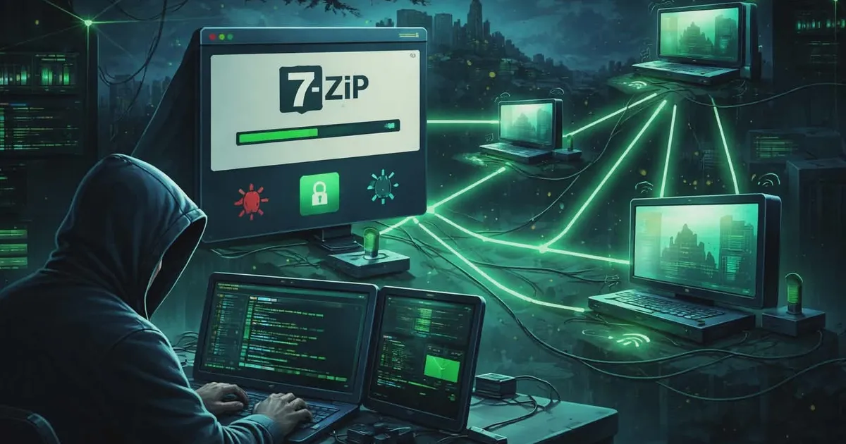 نسخة مزيفة من تطبيق فك الملفات 7-Zip تهاجم حواسيب المستخدمين
