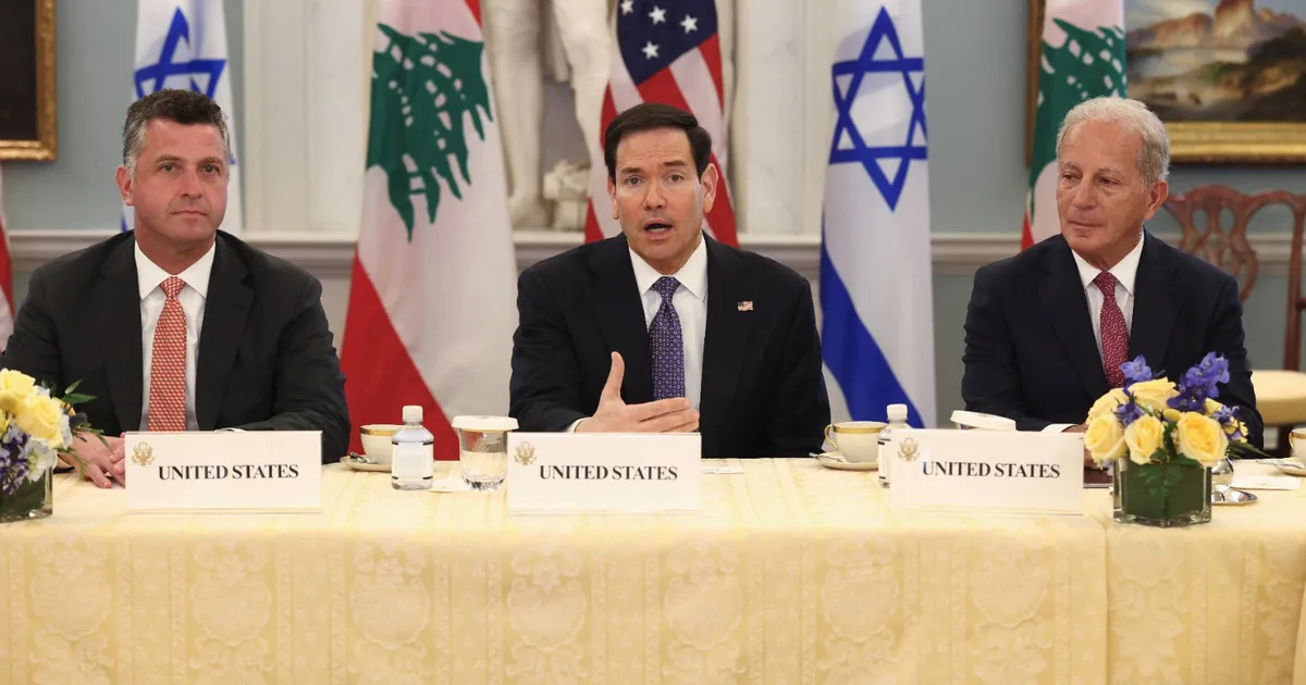واشنطن تعلن مشاركة روبيو في الجولة الثانية من مفاوضات لبنان وإسرائيل