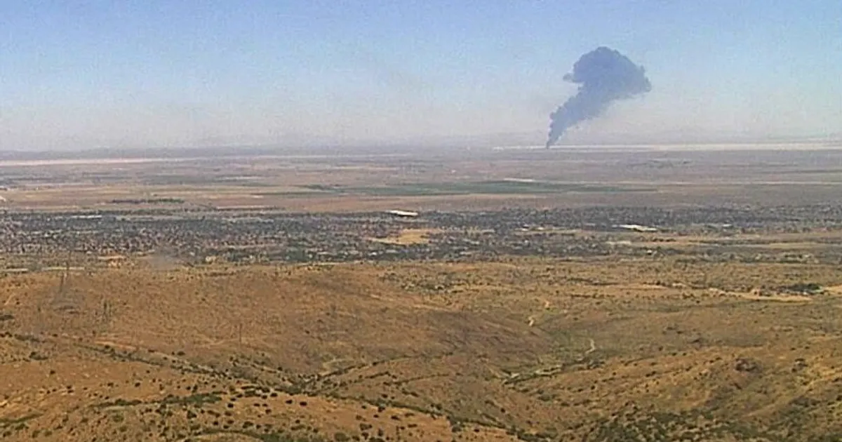 تحطم قاذفة B-52 أميركية بعد إقلاعها من قاعدة في كاليفورنيا