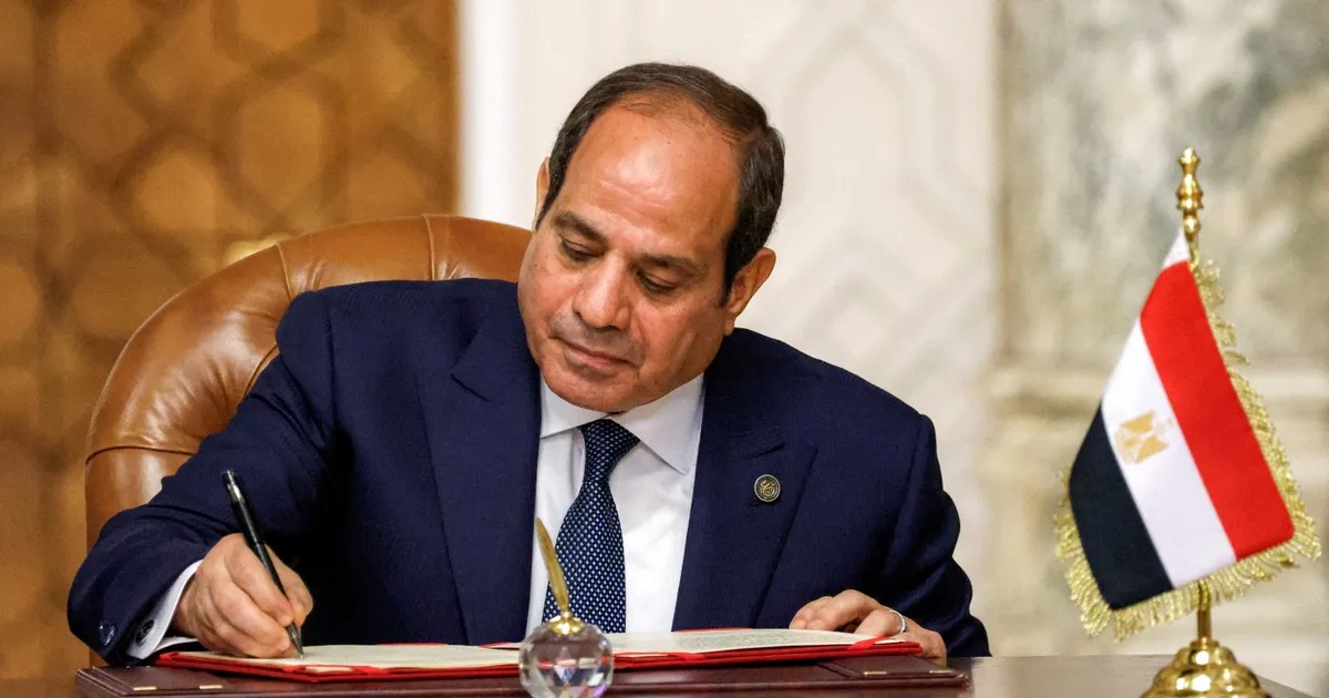 السيسي يوجّه برد مشروع قانون الإجراءات الجنائية لمجلس النواب