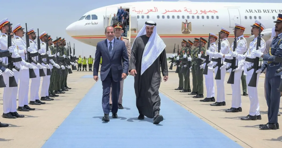 السيسي يؤكد تضامن مصر مع الإمارات في مواجهة اعتداءات إيران