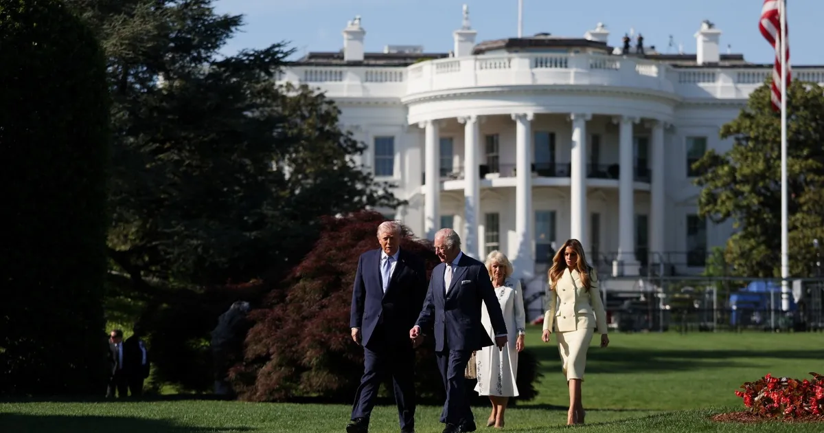 تشارلز وكاميلا يختتمان زيارة رسمية إلى واشنطن بلقاء ترمب