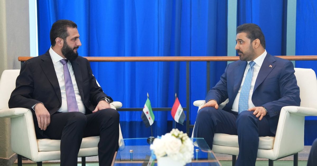 الزيدي والشرع يبحثان تعزيز العلاقات وجهود خفض التصعيد في المنطقة
