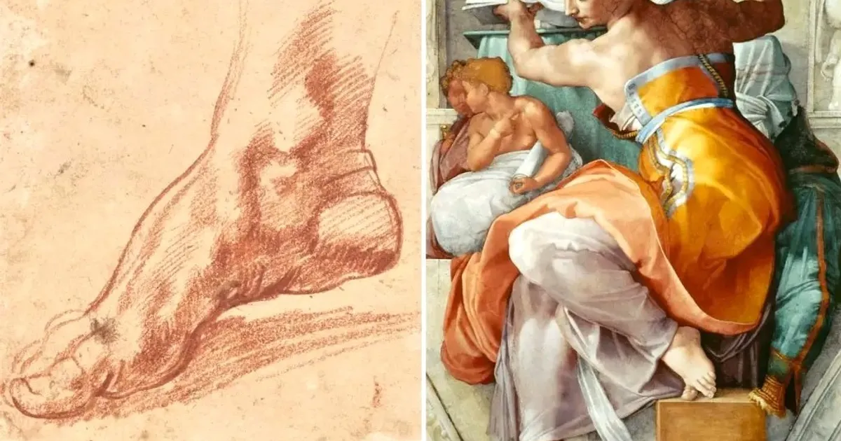 "قدم العرافة" لمايكل أنجلو من سقف الفاتيكان إلى دبي