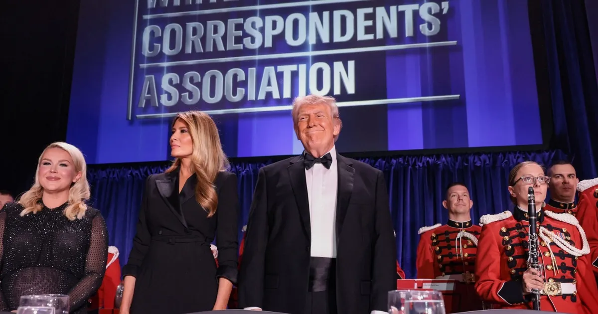 إجلاء ترمب من حفل مراسلي البيت الأبيض