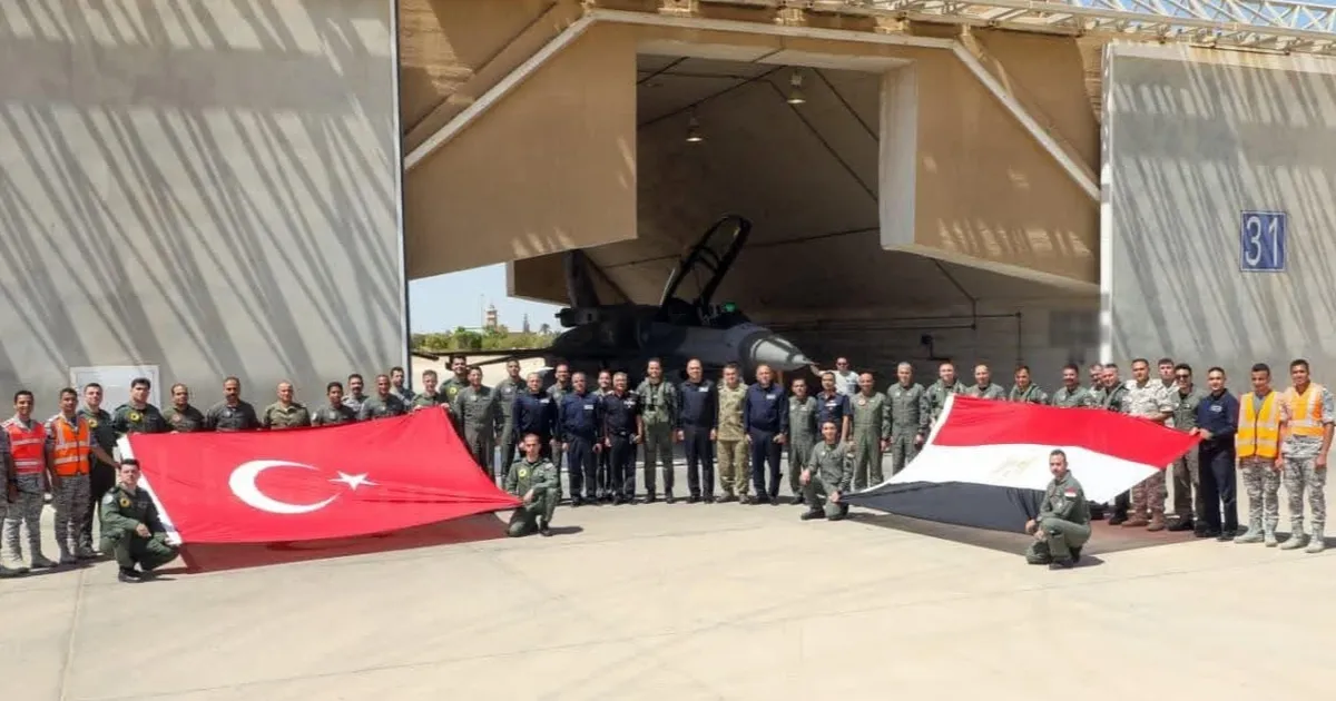 انطلاق فعاليات التدريب الجوي المشترك بين مصر وتركيا