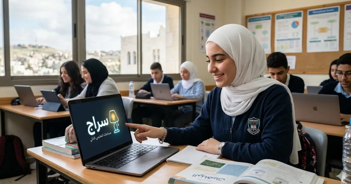 "سراج".. مساعد ذكي أصبح رفيق الدراسة اليومي لمليون طالب أردني