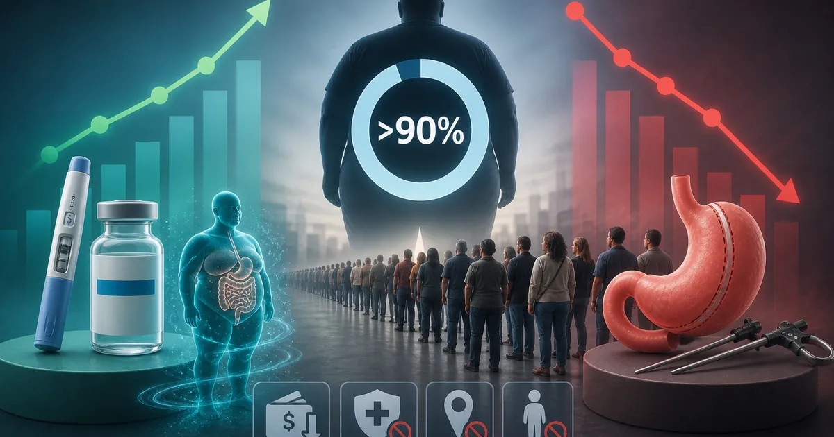 بيانات حديثة: أكثر من 90% من مرضى السمنة الشديدة لا يتلقون العلاج