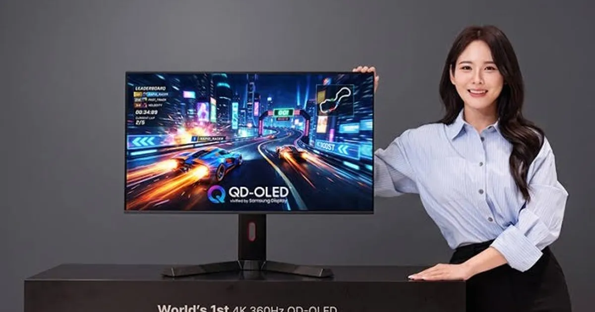"سامسونج ديسبلاي" تستعرض أول شاشة QD OLED في العالم بدقة 4K