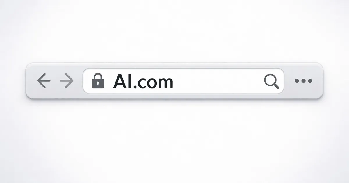 أغلى Domain.. مؤسس Crypto.com يستحوذ على ai.com بـ70 مليون دولار