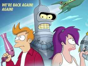 مسلسل "Futurama" يعود عبر منصة "ديزني +"