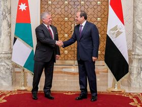 السيسي والملك عبدالله يؤكدان "وحدة الموقف" ورفض تهجير الفلسطينيين