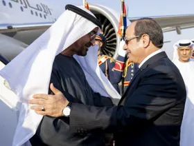 السيسي يستقبل الرئيس الإماراتي في "زيارة أخوية" إلى مصر