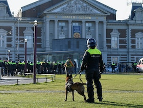 كلب بوليسي "آلي" يدخل الخدمة بالشرطة الهولندية 