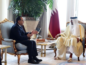 أمير قطر يلتقي مدبولي: مصر تمتلك إمكانات كبيرة وسنزيد الاستثمارات