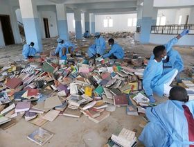 السودان.. مبادرة لإنقاذ كتب جامعة نيالا بعد تعرضها للنهب والتخريب