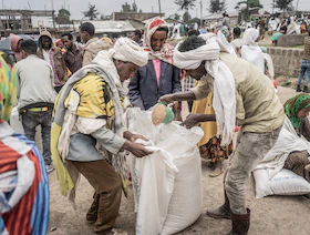 الصليب الأحمر يستأنف إرسال المساعدات براً إلى تيجراي