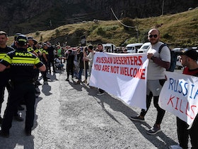 جورجيا.. احتجاجات ضد "الباب المفتوح" أمام الروس "الفارين" من التجنيد