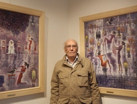 رحيل الفنان التشكيلي المصري أحمد نبيل سليمان عن 85 عاماً