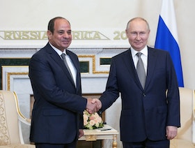 السيسي: مصر حريصة على تعزيز التعاون مع روسيا في مختلف المجالات