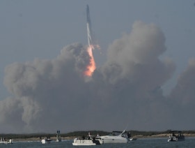 انفجار صاروخ "ستارشيب" بعد 4 دقائق من إطلاقه