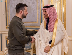 زيلينسكي يستقبل وزير الخارجية السعودي في كييف