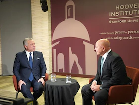 ملك الأردن: الفراغ الذي ستتركه روسيا في سوريا ستملؤه إيران