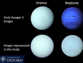 دراسة جديدة تكشف الألوان الحقيقية لكوكبي نبتون وأورانوس