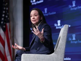 زعيمة المعارضة بفنزويلا تتوقع الانتقال للانتخابات "في نهاية المطاف"