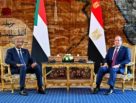 السيسي والبرهان يبحثان في القاهرة تطورات السودان وملف مياه النيل