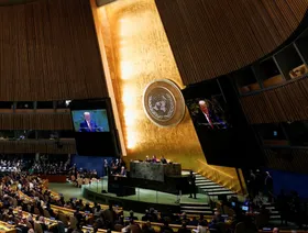 أمام الأمم المتحدة.. ترمب يعارض الاعتراف بـ"فلسطين" ويتهم الناتو والهند والصين بتمويل حرب روسيا