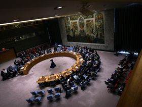 "فيتو" روسي صيني ضد مشروع قرار أميركي بمجلس الأمن بشأن حرب غزة