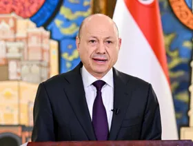 العليمي يعلن تشكيل لجنة عسكرية عليا تحت قيادة تحالف دعم الشرعية في اليمن