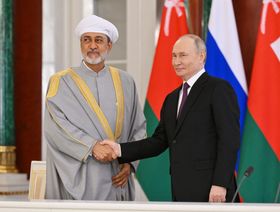 بوتين وسلطان عمان يدعمان "حل الدولتين" لتسوية القضية الفلسطينية