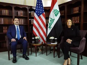 هاريس تحث العراق على منع الهجمات على العسكريين الأميركيين