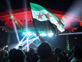 بالصور.. سوريون يستقبلون العام الجديد باحتفالات في دمشق
