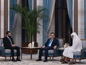 لقاء ثلاثي يجمع أمير قطر والرئيس السوري برئيس الوزراء العراقي في الدوحة