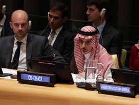 وزير الخارجية السعودي يعتمد الوثيقة الختامية لمؤتمر حل الدولتين