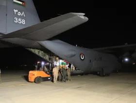 إنزال جوي أردني لمساعدات طبية في غزة