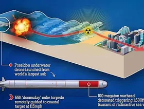 Poseidon غواصة مسيرة روسية قادرة على حمل أسلحة نووية