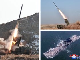 كوريا الشمالية تعلن اختبار نظام جديد للتحّكم بقاذفات الصواريخ