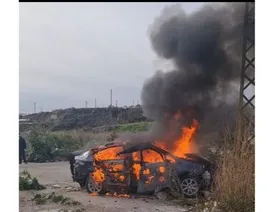 غارة إسرائيلية تستهدف سيارة في محيط بلدة الزهراني جنوب لبنان